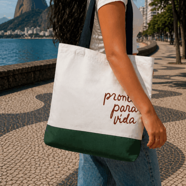 Ecobag Pronta para Vida G 35x41cm - FLORIE - UND