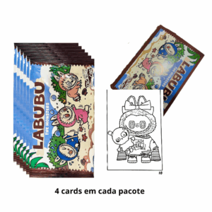 Card para Colorir Labubu - UND