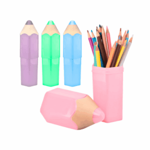 Organizador Lápis 3D Porta Objetos 6,6x6,1x 21,2cm - PLASÚTIL - UND