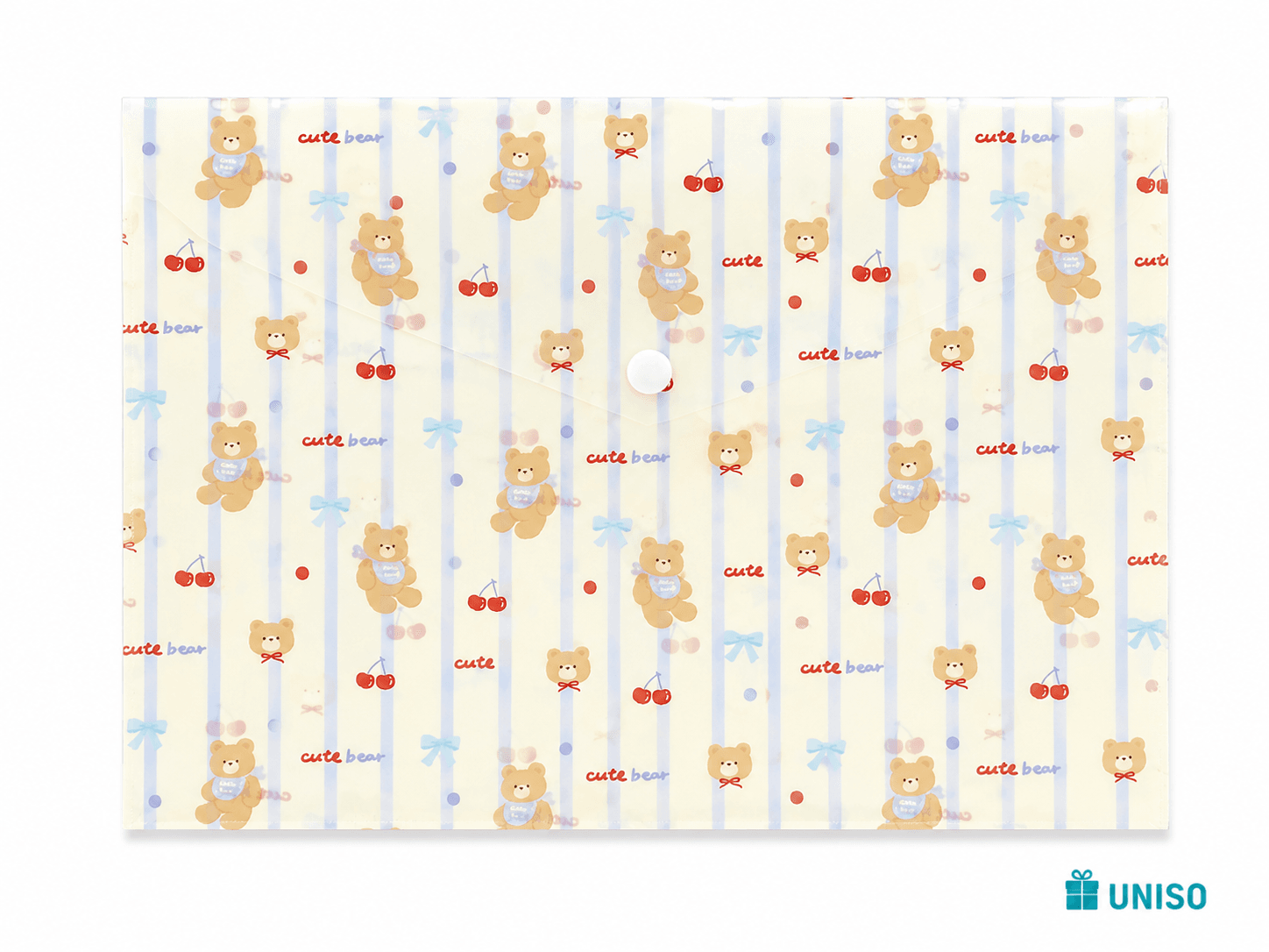 Pasta Plástica A4  Cute Animal 33x23cm - UNISO - UND