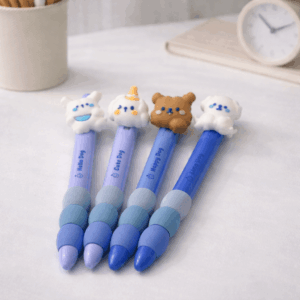 Kit Caneta Premium Apagável Cachorrinho 4 UND - IMPORTADO - BLISTER