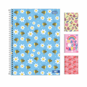 Caderno Universitário Espiral 10 M 160 fls HIT FEMININO - TILIBRA - UND