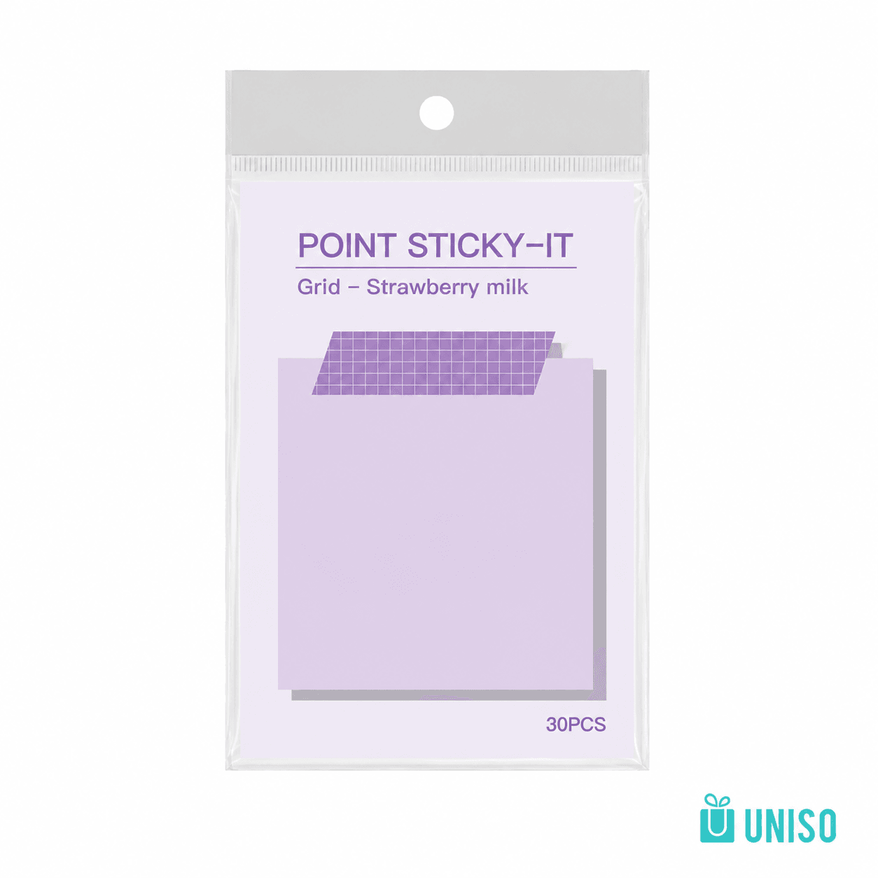 Bloco de Notas Pastel 90x128mm 30fls - UNISO - UND