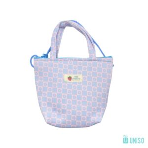 Mini Bolsa Transversal Flores e  Xadrex 15x6x3cm - UNISO - UND