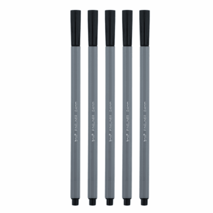 Caneta hidrográfica Fineliner 0.4mm PRETO BRW - CX 12 UND