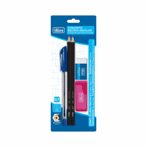 Kit Escrita Escolar Basic 4 Peças Tilibra