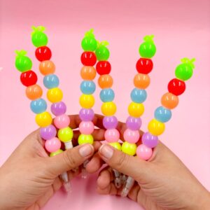 Caneta Fofa Maçã Color Encantada - Kit 6 Und