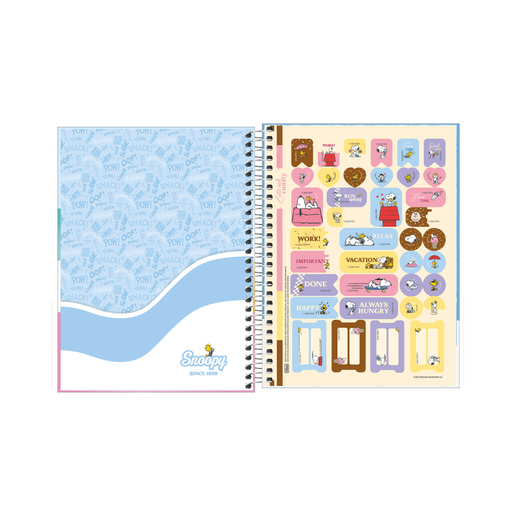 Agenda Planner Espiral 17,5 x 24 cm SNOOPY - TILIBRA - UND