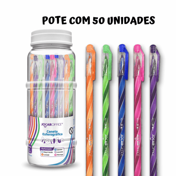 Caneta Esferográfica Perfumada Wow 0.7mm Jocar Office Leo e leo