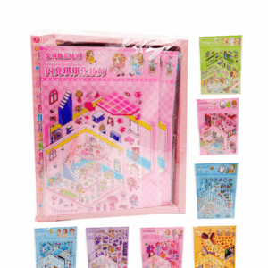 Kit Cenário Adesivo c/ Pinça GOOD VIBES 25,5x18cm - IMPORTADO - CX 24 UND