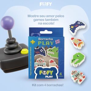 Borracha 4 Peças Play FOFY - BLISTER