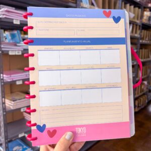 Caderno de Disco LOVE  20x26cm 10 Discos 80 Flhs- TOKYO DESIGN- UND