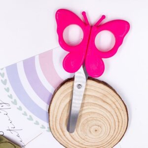 Tesoura Fofa 13 cm Borboleta KAZ - BLISTER