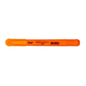 Marca Texto Fluorescente em Gel LARANJA BRW - CX 12 UND