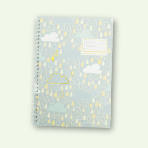Caderno A5 Espiral Capa Dura Romantic MOMENT 65 fls 14,5x21cm - IMPORTADO - UND