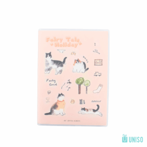 Caderno Pautado Gato Holiday 80 fls 92x12,6cm - UNISO - UND