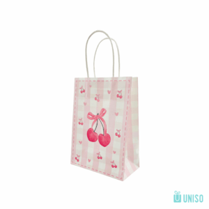 Embalagem Sacola  Presente Cereja 15x 21x 8cm - UNISO - UND
