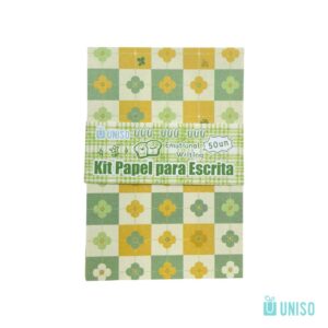 Kit Papel para Colagem SCRAPBOOK 5,6x8,3cm 50 Fls - UNISO - UND