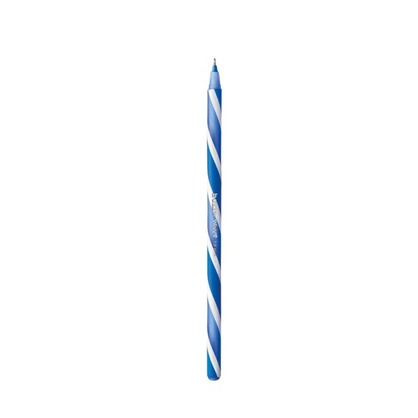 Caneta Esferográfica 1.0mm Azul Wave Bazze - Pote 24 Und