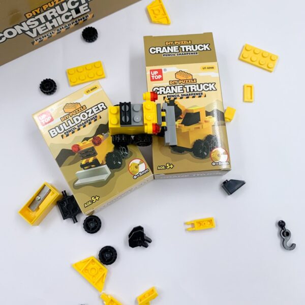 Apontador Fofo Lego Carrinho Escavador - UND
