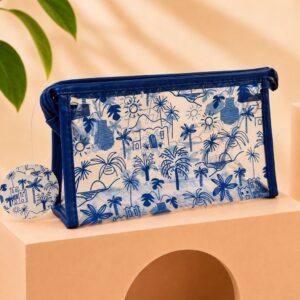 Necessaire Plástica Estampada Brisa de Verão 20 x 12 x 8 cm - IMPORTADO - UND
