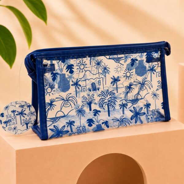 Necessaire Plástica Estampada Brisa de Verão 20 x 12 x 8 cm - IMPORTADO - UND