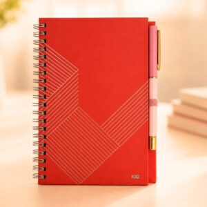 Caderno de Anotação Laranja 60 Fls 17,8x12,8cm + Caneta - KAZ - UND