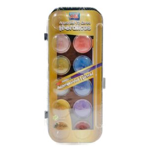 Aquarela Metálica 12 Cores KAZ - UND