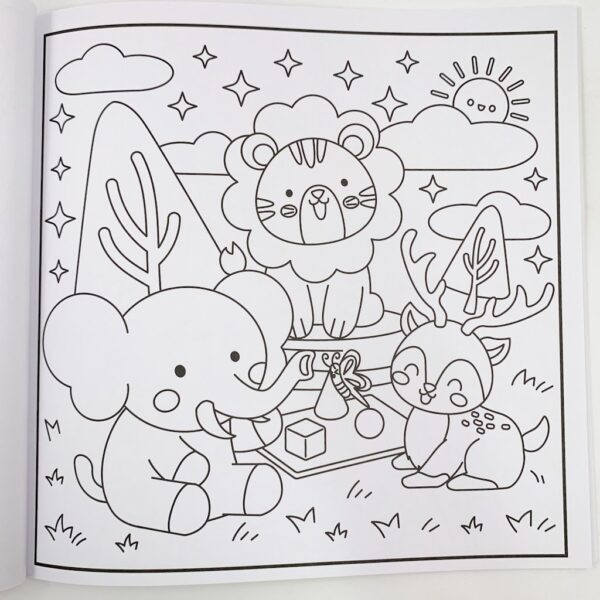 KIT Livro de Colorir Jungle Buddies - CIRANDA + 10 CANETAS TOUCH