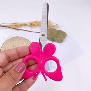 Tesoura Fofa 13 cm Borboleta KAZ - BLISTER