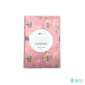 Caderno A6 Capa Protetora FLOR 9,5x13,4cm - UNISO - UND