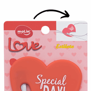 Estilete p/ abrir envelope Love MOLIN - BLISTER