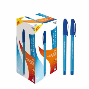 Caneta Kilométrica 100 Ponta Fina 0.7mm AZUL - PAPER MATE - CX 50 UND