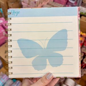 Caderno Planner Flores 16x16cm 80 Fls - SKYPAPER - UND