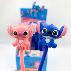 Caneta Flexível Dançante STITCH e ANGEL - CX 48 UND