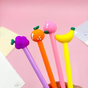 Caneta Fofa Frutinhas - PACOTE 6 UND