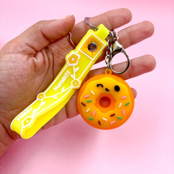 Chaveiro Donuts Color - Pacote 4 Und