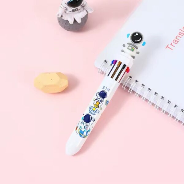 Caneta 10 Cores Astronauta Color - UND