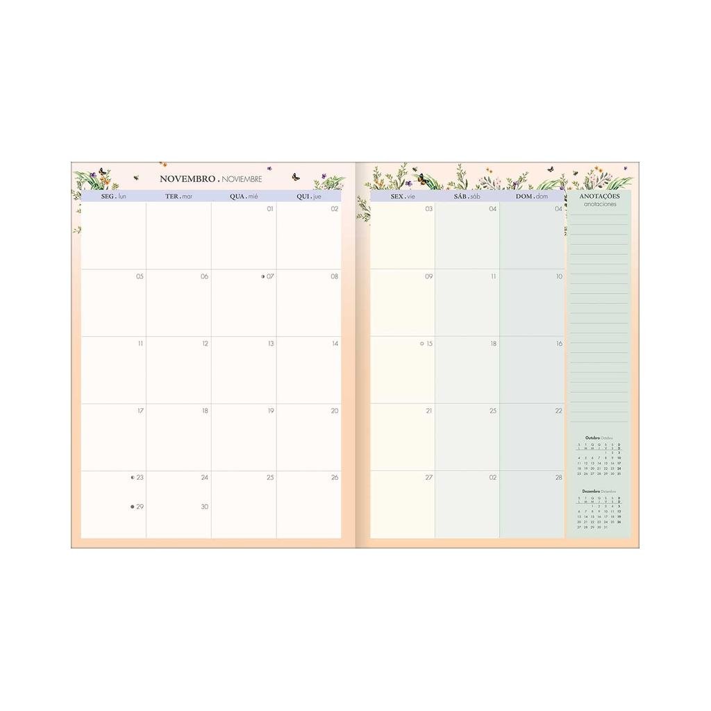 Planner 2027 Grampeado Naturalis 20x27,5cm - TILIBRA - UND