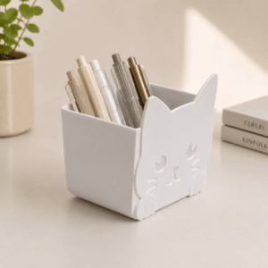 Porta Canetas Gatinho Branco - IMPORTADO - UND