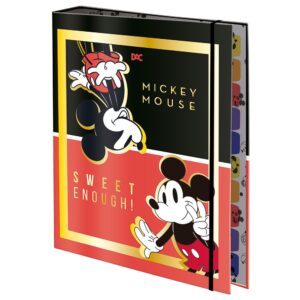 Fichário Universitário Disney Mickey com elástico DAC