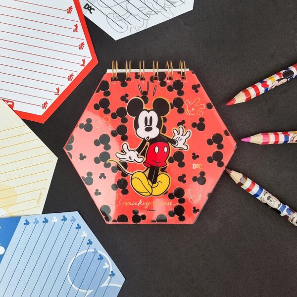 Refil /Bloco Anotações Mickey Smart Hexagonal DAC