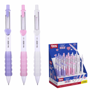 Caneta Gel Retrátil 0.5mm Heart Coração - TRIS - UND