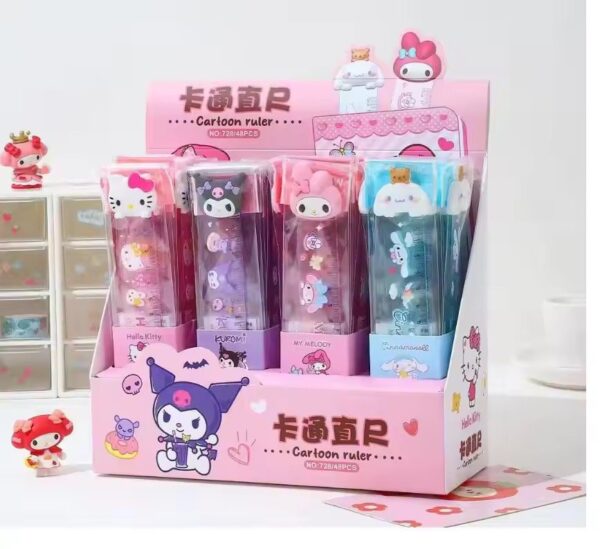 Régua Fofa Turma Hello Kitty