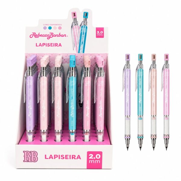 Lapiseira 2.0mm Rebecca Bonbom - SKYPAPER - CX 24 UND