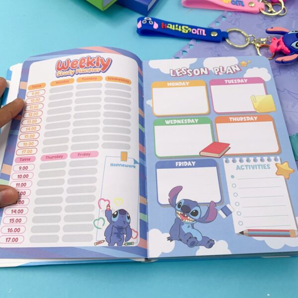 Planner Luxo Decorado STITCH - UND