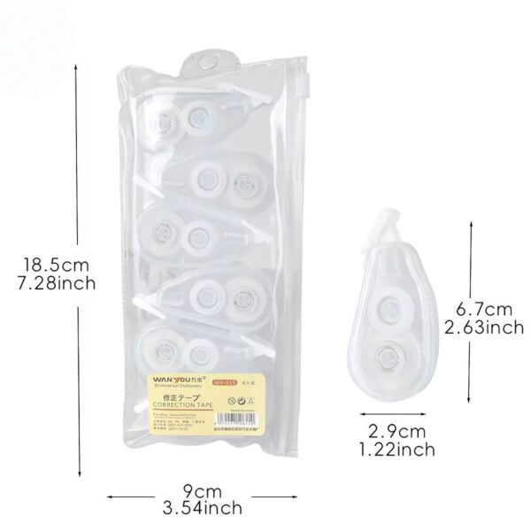 Fita Corretiva Transparente - BLISTER 6 UND
