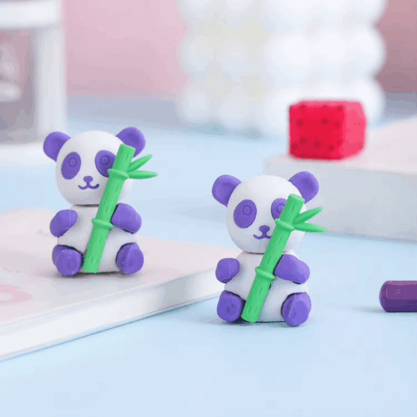 Borracha Fofa Pandinha - PACOTE 6 UND