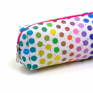 Estojo Zíper Bolinhas Color - KIT OFICIAL - UND