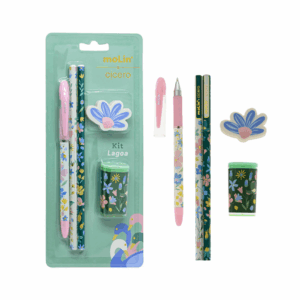 Kit Escolar 5 peças Cícero Lagoa - MOLIN - BLISTER